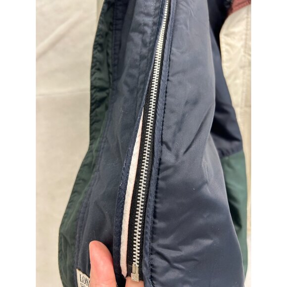 London Fog Mens Beige Removable Lined Jacket Size Large Waterproof Nylon Shell - Picture 14 of 16